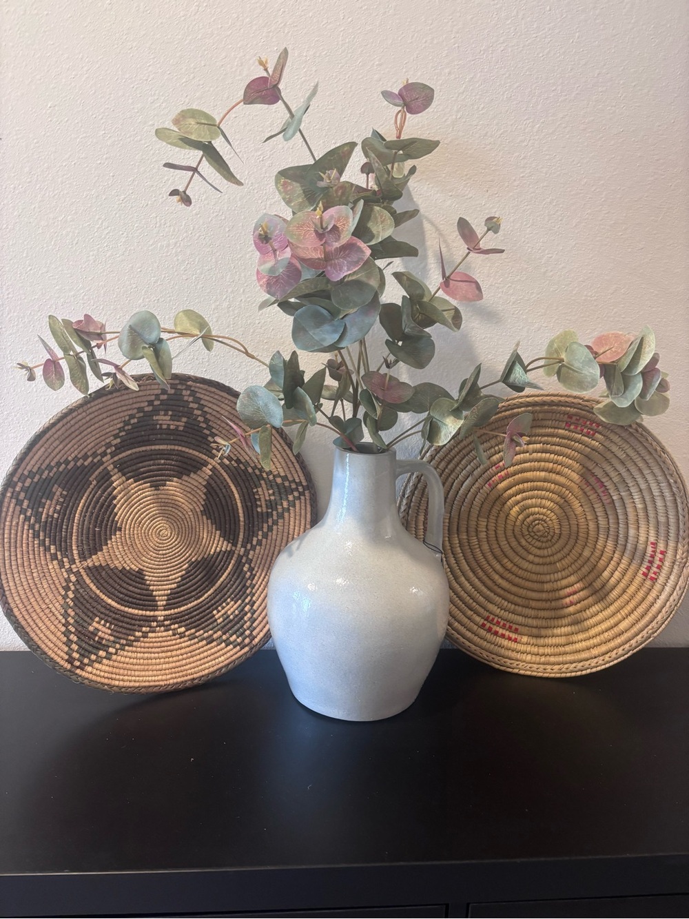 Native Indian Vintage Southwest Style Handcrafted Woven Baskets/Plates BUNDLE